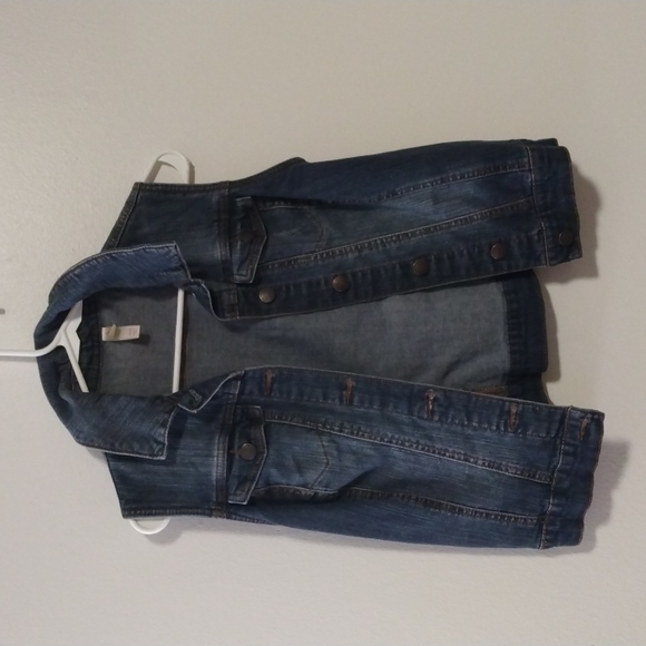 Xhilaration | Dark Denim Jean Vest - Picture 2 of 4